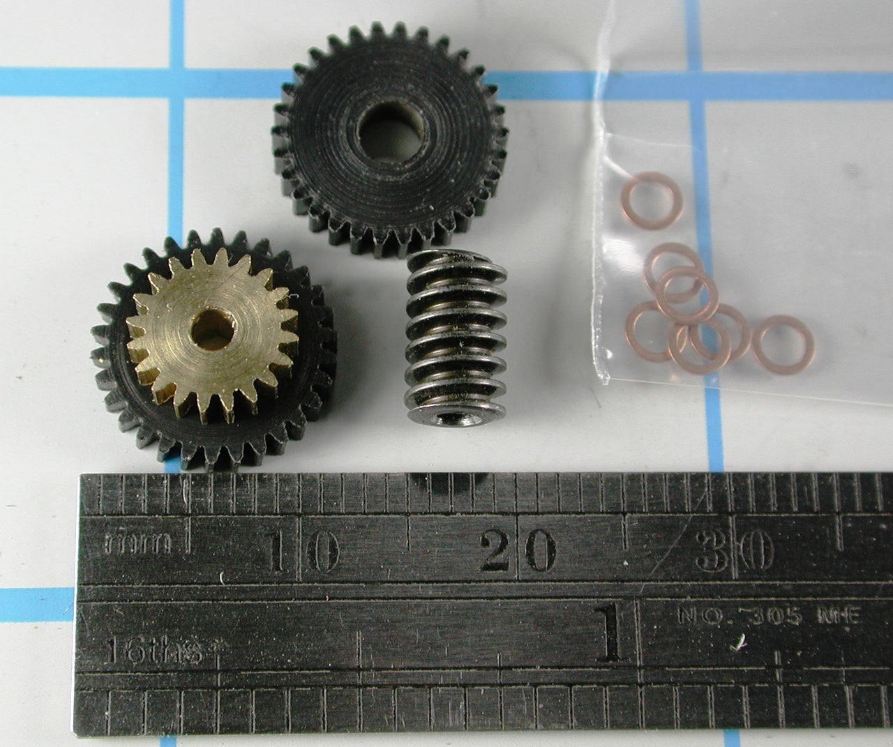 Regear Set 2.0mm Shaft motor MDC Compound Gear KIT 45-1