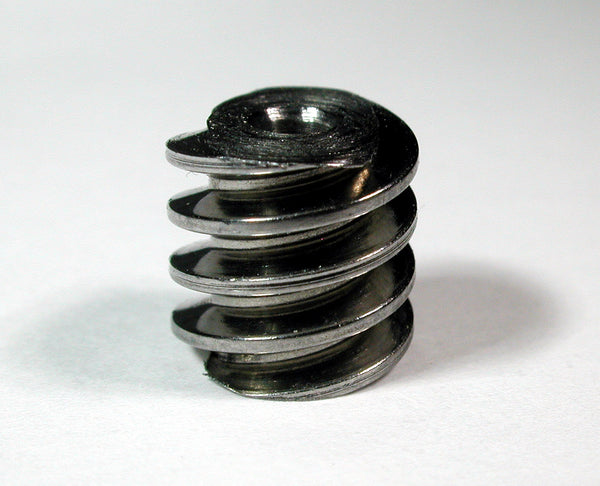 Worm, Steel, RH 2-Lead, 0.5mod, 2.0mm bore x 6.5mm OD x 0.250" L