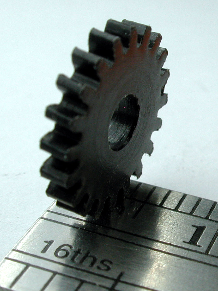 Worm Gear, 48 DP x 20 Teeth x 11.3mm OD x 0.067" Face x 1/8" Bore, Delrin