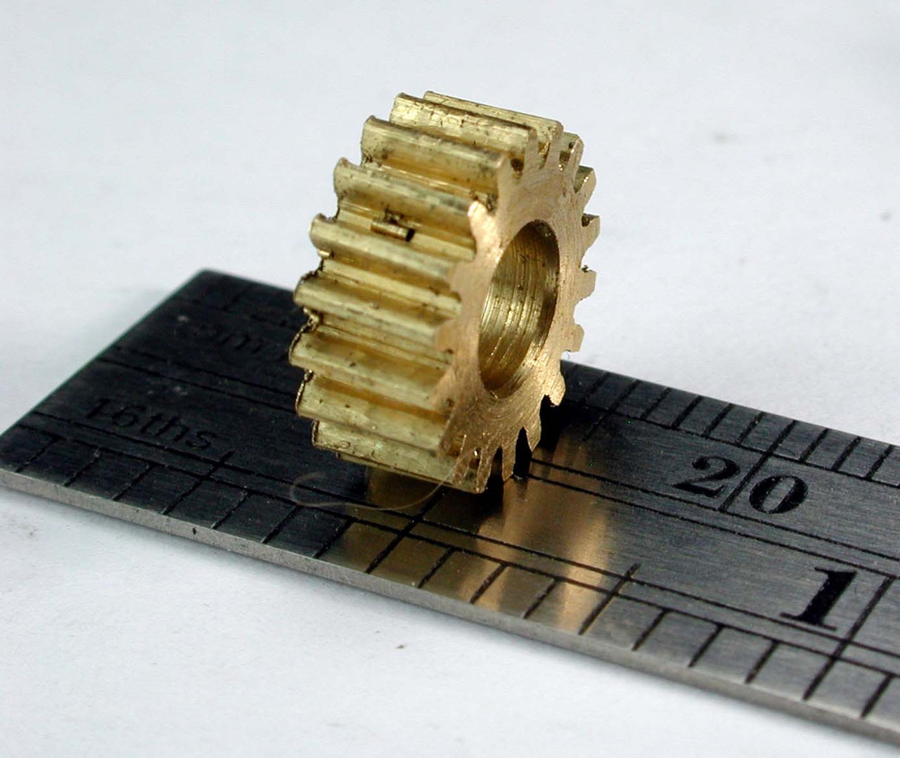 Worm Gear, 48DP x 18 Teeth x 10.42mm OD x 0.170" Face x 4.75mm Bore, Brass