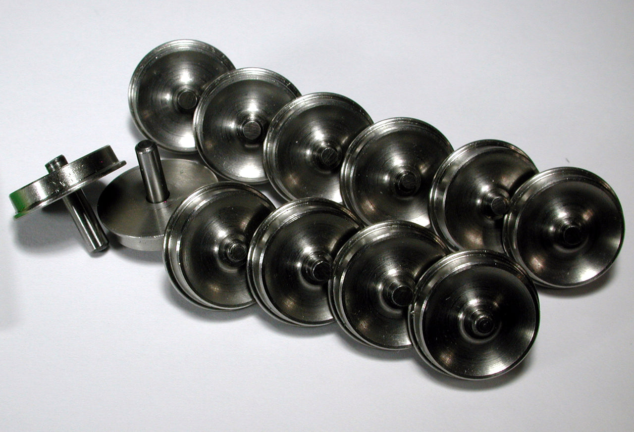 Half Axle, Inside Frame (Newer), HO, 42"/110 Wheels, 3/32" x 0.440" Axle, Athearn Geared Diesels (12/pkg.)