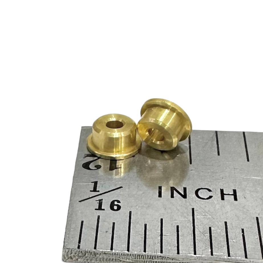 Bearing, Flanged, 2.0mm ID x 5.0mm OD x 0.117" OAL, Brass (2/pkg)