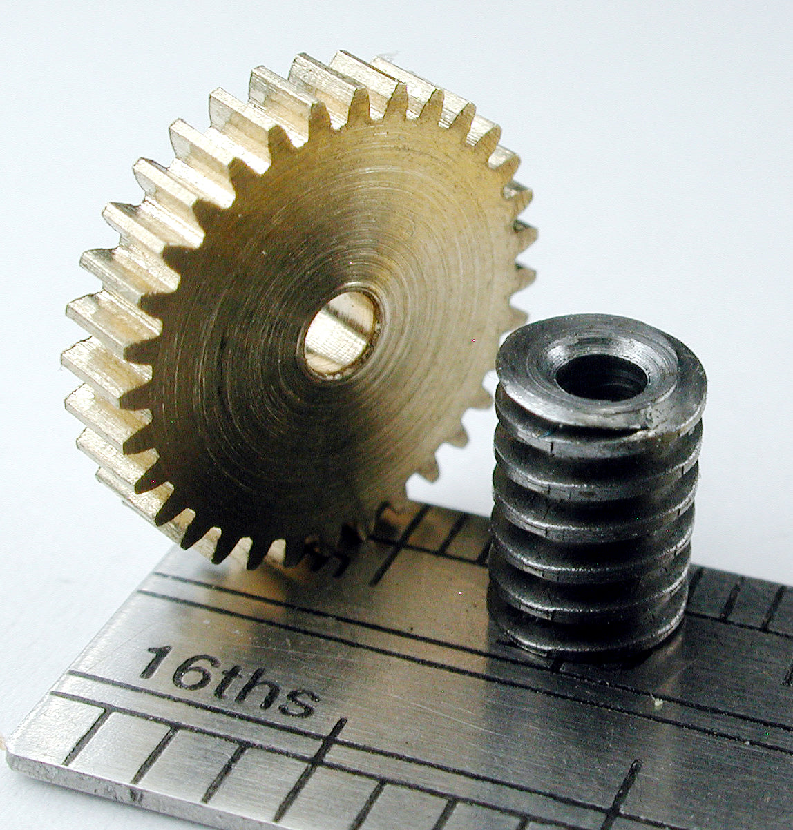 Worm Gear, 72DP x 32 Teeth x 11.9 OD x 0.089" Face x 2.0mm Bore, Brass