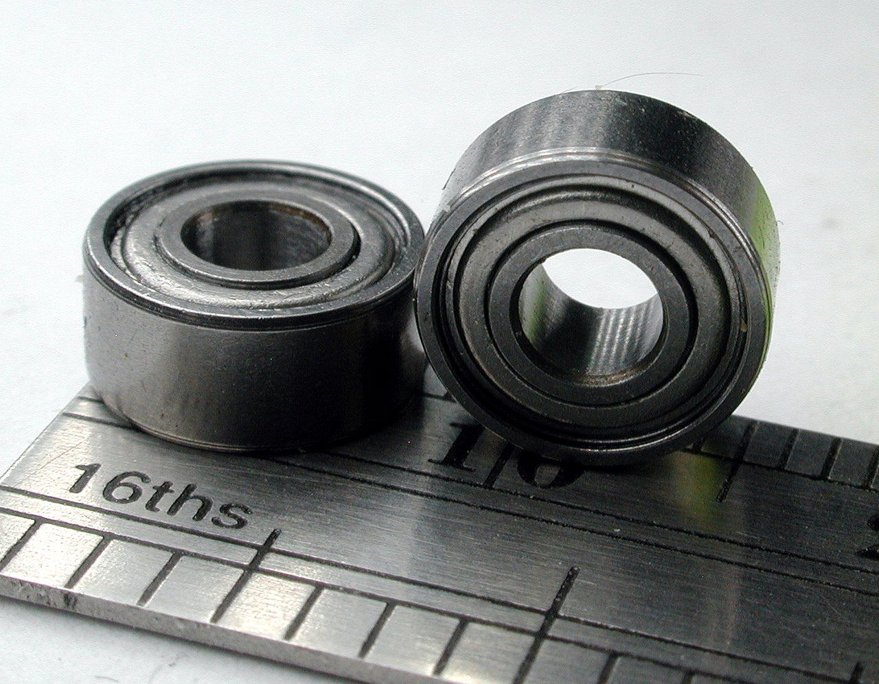 Ball Bearing, 5/16" OD x 1/8" ID x 0.140" L, Steel, (2/pkg)
