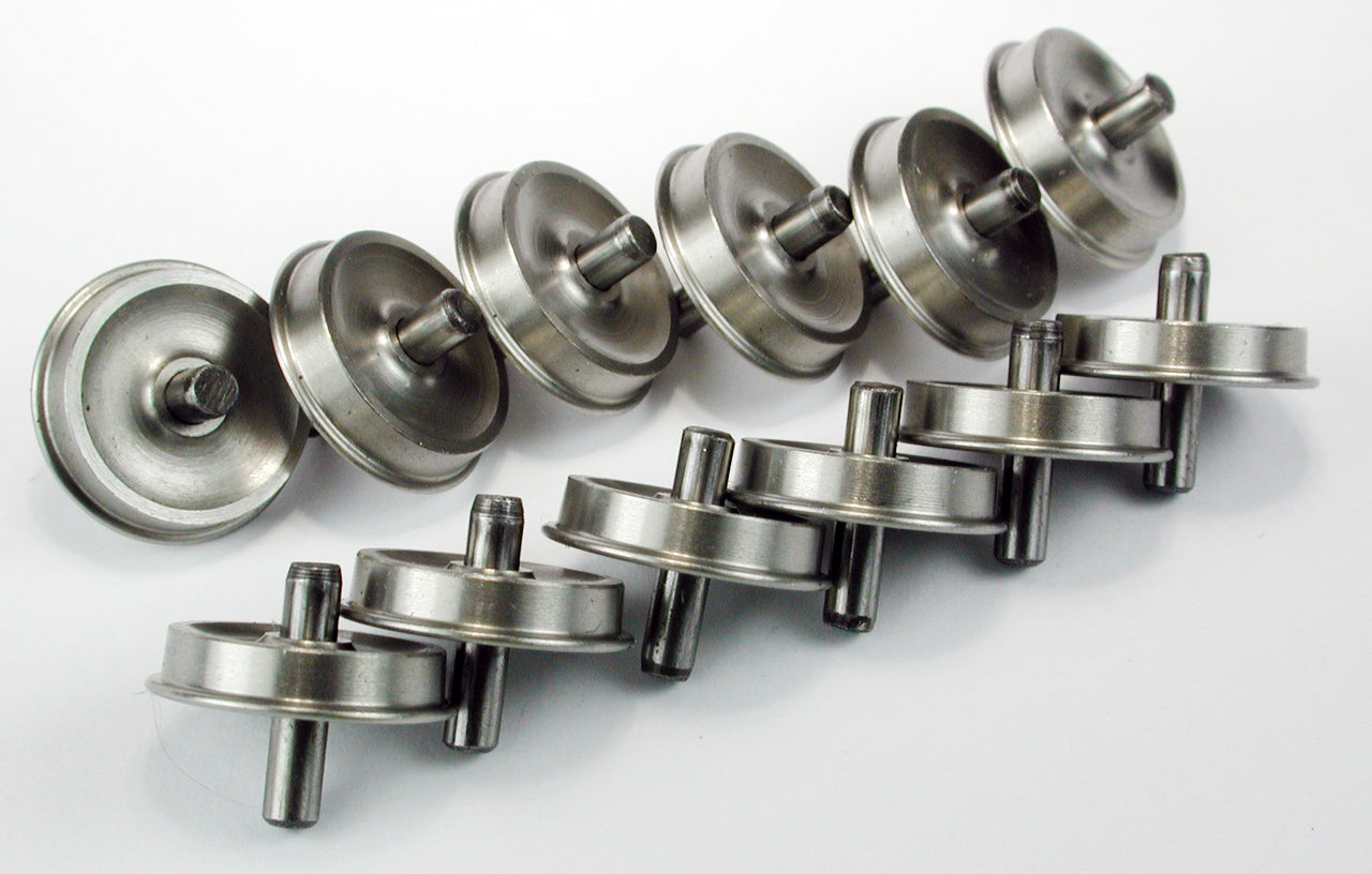 Half Axle, Outside Frame (Older), HO, 40"/110 Wheels, 3/32" x 0.440" Axle, Athearn Geared Diesels (12/pkg.)
