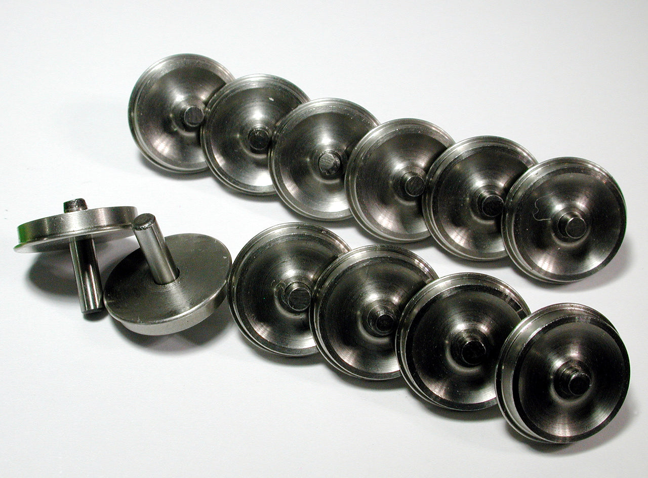 Half Axle, Inside Frame (Newer), HO, 40"/88 Wheels, 3/32" x 0.440" Axle, Athearn Geared Diesels (12/pkg.)