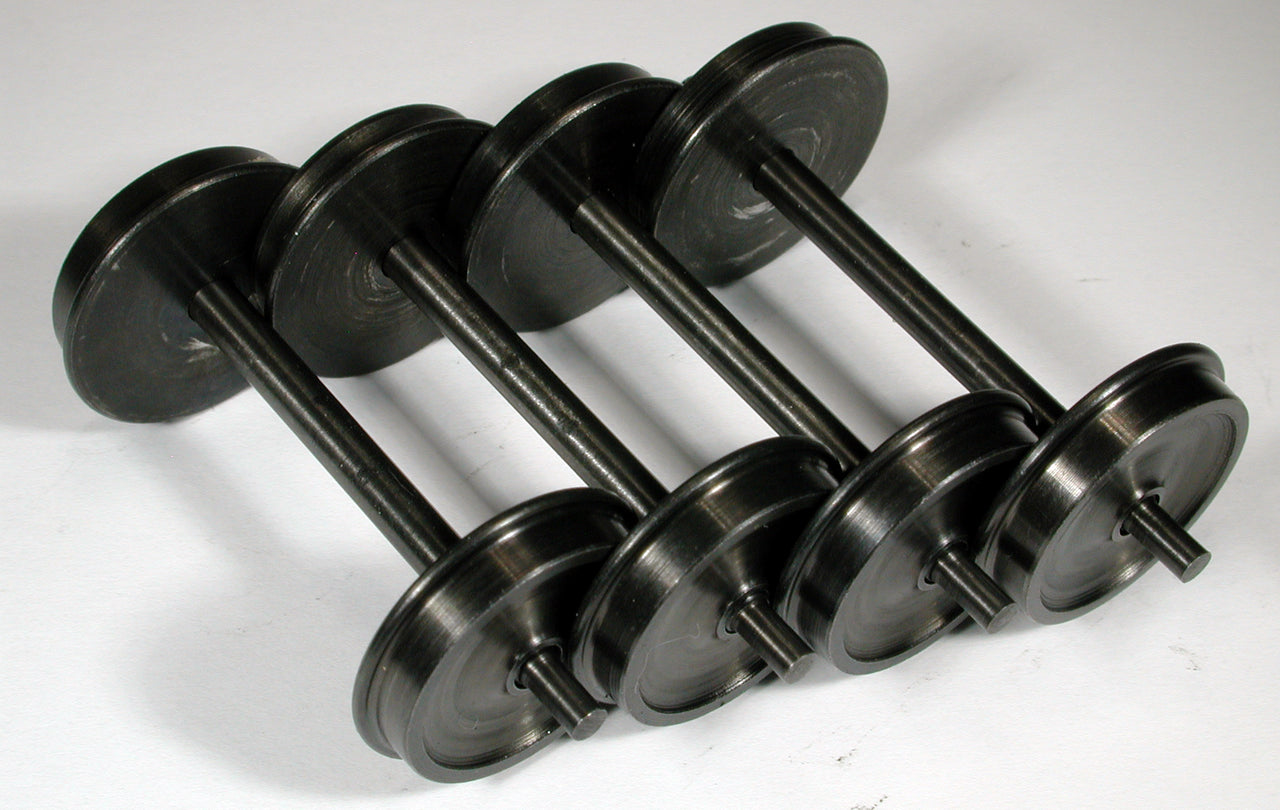 O Scale Wheelset, 33"/145, 1/8" x 1.810" x 0.088" Shouldered Axle (4/pkg)
