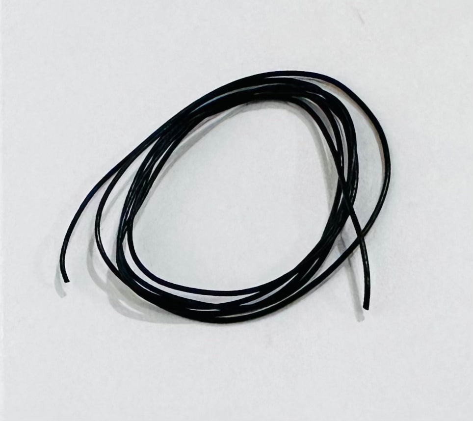 Wire, VERY flexible, 30 gauge 28 strand, 2 feet, Black