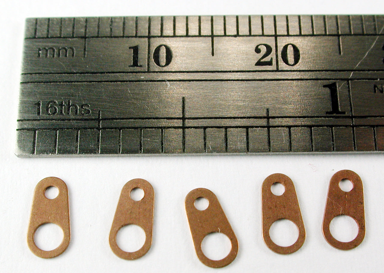 Solder Tab, 2.0mm, Brass