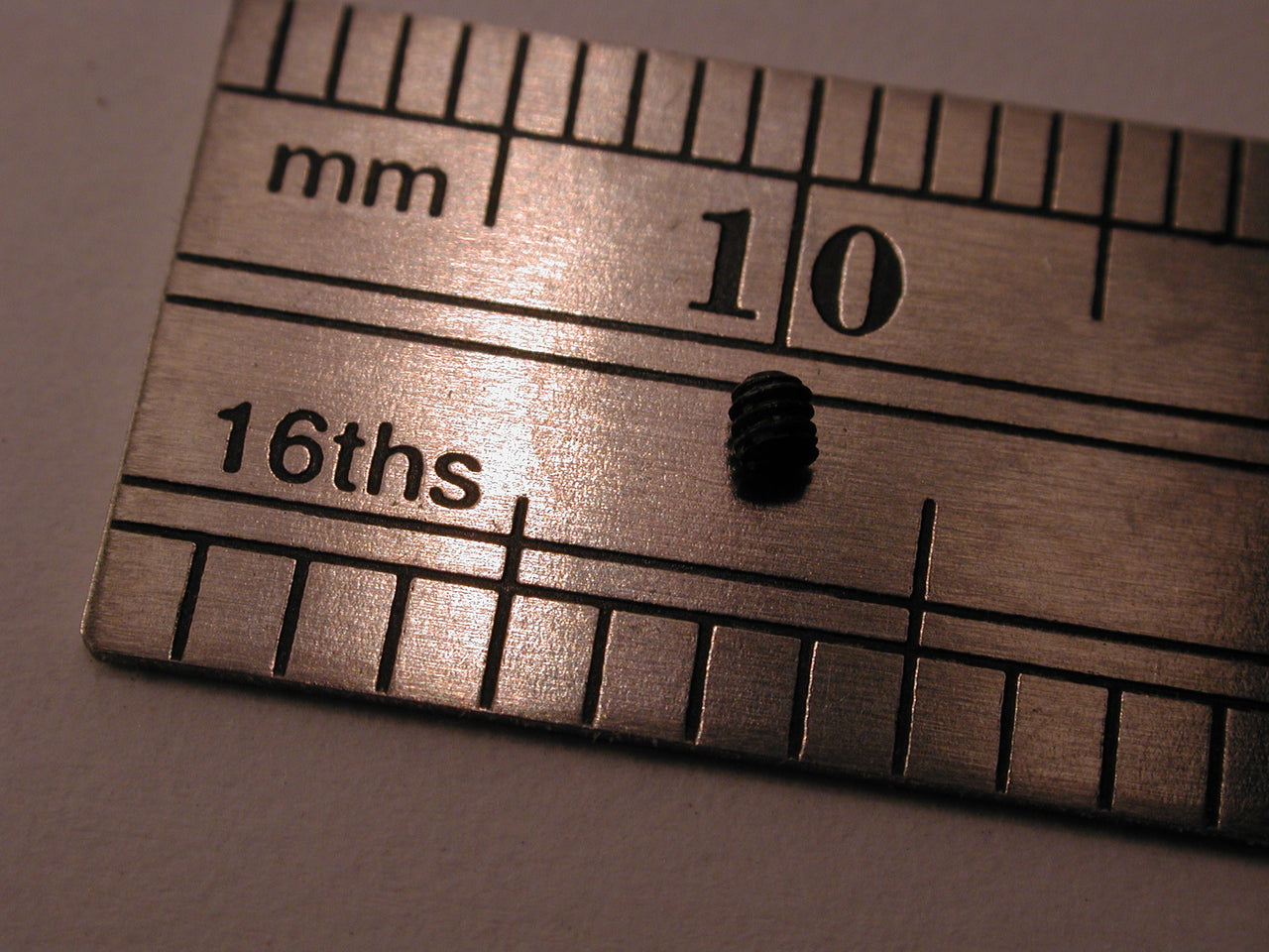 Metric Set Screw, 1.4 x 1.5mm x 0.3, Socket Set Screw Cup (6 pk)