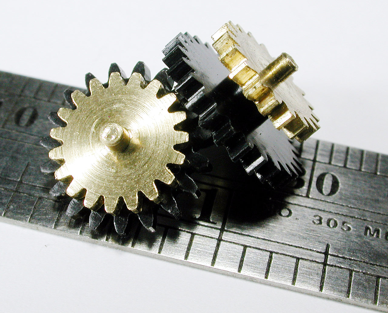 double spur gear Double Compound Gears, 26 Teeth Spur Gear Hubbed/19 Teeth Worm Gear, L – NorthWest Short Line