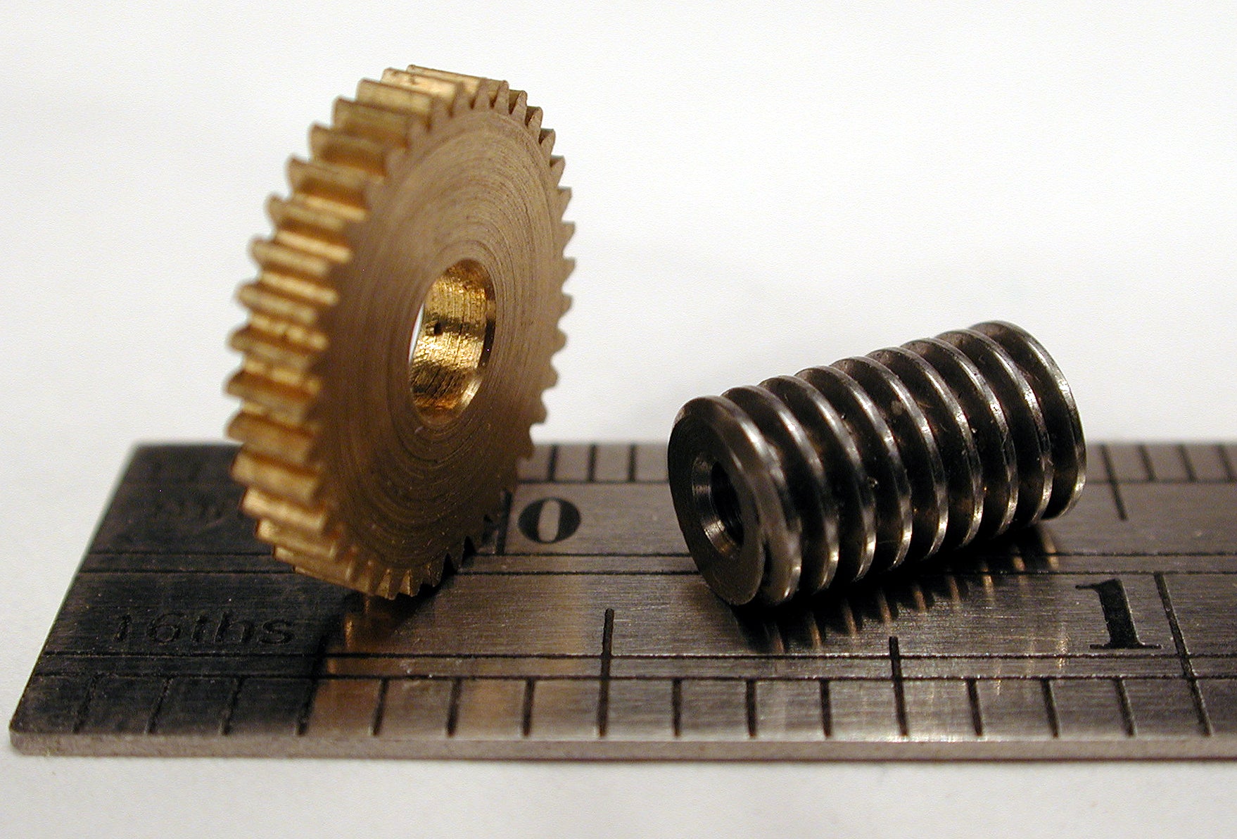 SHUSE…////  OTK ロングハブ　115㎜ HARFINGTON Worm Gear Set Brass 0.5 Modulus 20T 20:1