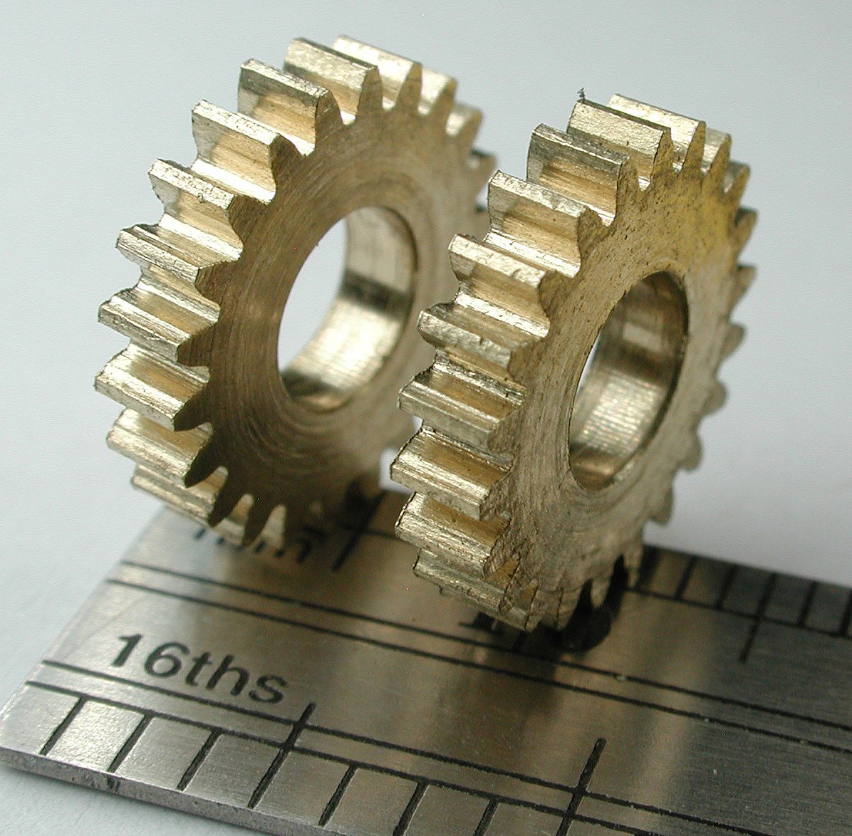 Worm Gear, 0.5mod x 22 Teeth x 12.0mm OD x 0.091" Face x 5.0mm Bore (2/pkg)